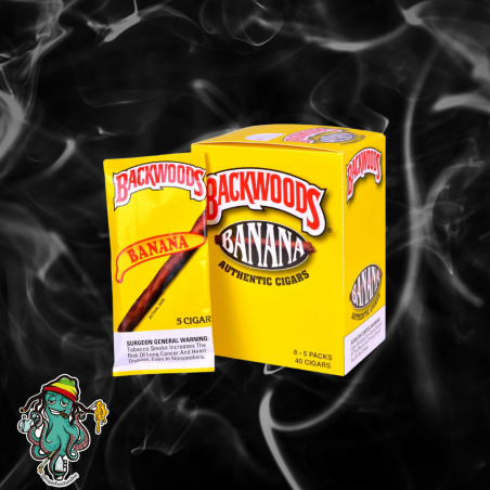 Blunt/Cigarrillo Backwoods Banana (Pack 5)