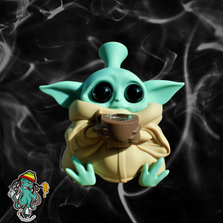 Bong de Silicon Baby Yoda